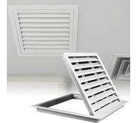 KXAOXGRC Panneau d'accès louvré, Grille de Retour en Alliage d'aluminium avec Filtre, Plusieurs Tailles for Un Usage Domestique et Commercial(23.62x7.87in)