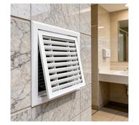 KXAOXGRC Panneau d'accès louvré, Panneau d'accès d'inspection de Grille à persiennes Couverture Ventilation Courant Alternatif d'alliage d'aluminium Blanc Plusieurs Tailles(20 * 26 in/500 * 650mm)