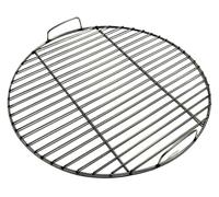 KXAOXGRC Rack de Barbecue en Acier Inoxydable de remplaceme Filet de Barbecue Rond Remplacement en Acier Inoxydable, Argent, 28-50cm, Camping Plein air(40cm Have Ears)