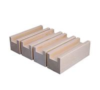 KXAOXGRC Risers de Meubles en Bois, Lot de 4 élévateurs Meubles en Bois pin, Hauteur 10cm, Plusieurs Tailles, Couleur(4.5cm)