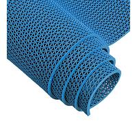 KXAOXGRC Tapis de Sol drainant en PVC, Tapis de Drainage en PVC antidérapant, épaisseur 5 mm, Multicolore, Plusieurs Tailles, for Zones humides intérieures et extérieures(Blue,90cmx200cm)