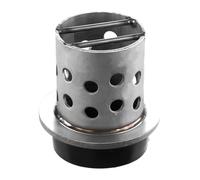 KXAOXGRC Videur de Bouteille de coulée perforée, Tailles Multiples perforées de Base en Caoutchouc d'acier Inoxydable Flacon bâti for investir Vide(3 Inx4 in)