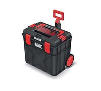 KXBA604050-S411 Boîte à outils avec roues noir polymère 546x380x510mm KIS