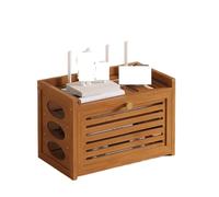 KXCVBNKLJ Cache-boîtier pour routeur, Boîte de Rangement dissimulée for routeur, Marron et Blanc, 30-40 x 20 28 cm(Braun,11.8x7.9x11in)