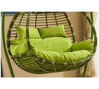 KXCVBNKLJ Coussin pour Fauteuil hamac « Egg », 2 Seater Egg Chair Cushion Waterproof Outdoor Hanging Swing Replacement Multicolor(Green)