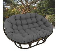 KXCVBNKLJ Coussin pour Fauteuil hamac « Egg », Double Egg Hanging Swing Patio Chair Cushion Multicolor Multiple Sizes(Dark Gray,65 * 45 * 6in)