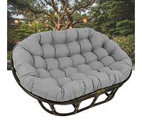 KXCVBNKLJ Coussin pour Fauteuil hamac « Egg », Double Egg Hanging Swing Patio Chair Cushion Multicolor Multiple Sizes(Grey,65 * 45 * 6in)