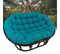 KXCVBNKLJ Coussin pour Fauteuil hamac « Egg », Double Egg Hanging Swing Patio Chair Cushion Multicolor Multiple Sizes(Blue,67 * 47 * 6in)