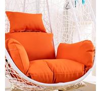 KXCVBNKLJ Coussin pour Fauteuil hamac « Egg », Hanging Egg Chair Replacement Cushion Multicolor(Orange)