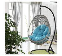 KXCVBNKLJ Coussin pour Fauteuil hamac « Egg », Hanging Egg Hammock Chair Cushion Multicolor Without Stand(Blue)