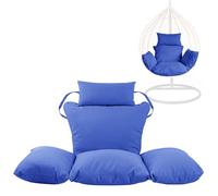 KXCVBNKLJ Coussin pour Fauteuil hamac « Egg », Swing Egg Chair Replacement Cushion Foldable Water-Resistant Headrest Pillow Multicolor(Royal)