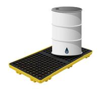 KXCVBNKLJ Modular Spill Containment Tray Platform, Plate-Forme modulaire de Confinement des déversements avec Grille Multicolore Plusieurs Tailles(120 * 60 * 10cm)