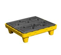 KXCVBNKLJ Modular Spill Containment Tray Platform, Plateau de Confinement déversement d'huile antidérapant empilable modulaire for entrepôt Garage Tailles Multiples(25.59x25.59x6.69in/65x65x17cm)