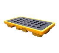 KXCVBNKLJ Modular Spill Containment Tray Platform, Plateau de Confinement déversement d'huile antidérapant empilable modulaire for entrepôt Garage Tailles Multiples(51.18x26.77x6.50in/130x68x16.5cm)