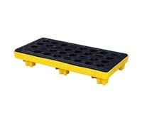 KXCVBNKLJ Modular Spill Containment Tray Platform, Plateau modulaire de Confinement déversement for Les barils pétrole et seaux Peinture Jaunes Tailles Multiples(120 * 60 * 18cm)