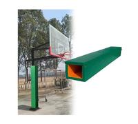 KXCVBNKLJ Rembourrage de Poteau de Basket-Ball Protection Rembourrage de Poteau Basket-Ball carré 6 Pieds for poteaux 2x2 à 12x12 Pouces, Multicolore(Green,10.5"x10.5"(27x27cm))