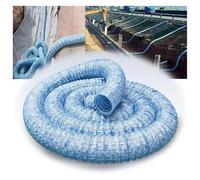 KXCVBNKLJ Tuyau d'infiltration Souple ondulé, Tuyau de Drainage français perforé Flexible Souterrain 50-300mm 1-10m(L 8m/26.2ft,100mm(3 9/10"))