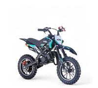KXD 701 49ccm 2 Temps Enfant Dirt Bike Dirtbike crossbike Pocket pitbike Cross Mini Moto Motocross poketbike poketbikes Kid - Qualité Allemande (Turquoise)