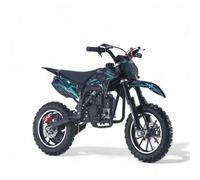 KXD 703 2 temps - 49 cm³ Dirt Bike, CrossBike, Enduro, DirtBike pocket 49 cc, Pitbike, PocketBike, Motocross, moto, sport, Pocket (turquoise, KXD 703B 4 temps)