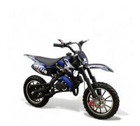KXD 706/708 Blitzer 49cc Enfant 2 Temps 45km/h Dirt Bike Dirtbike CrossBike DirtBike pocket Pitbike Pocket kids Dirt Cross Motor bike MOTO Vélo Véhicule enfant (blau, KXD 708A Blitzer 2T 49ccm)