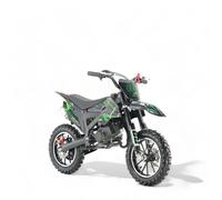KXD 706/708 Blitzer 49cc Enfant 2 Temps 45km/h Dirt Bike Dirtbike CrossBike Dirtbike Pocket Pitbike Pocket Kids Dirt Cross Motor Bike Moto Vélo Véhicule Enfant (grün, KXD 706A 49ccm 2T)