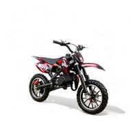 KXD 708 Blitzer 49cc Enfant 2 Temps 45km/h Dirt Bike Dirtbike CrossBike Dirtbike Pocket Pitbike Pocket Kids Dirt Cross Motor Bike Moto Vélo Véhicule Enfant (Rot, KXD 708A Blitzer 2T 49ccm)