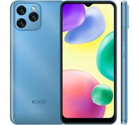 KXD A08 Téléphone Portable,4G Android 12,Écran 6.52" HD+,4Go+64Go/TF-256Go 4500mAh Batterie,13MP+8MP Caméra Smartphone 4G Pas Cher,Octa Core,Dual SIM,Face ID/Double SIM/WiFi/GPS Bleu