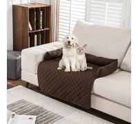KXDEFE Pelzbarn Cooling Sofa Bed, Machine Washable Cooling Dog Bed, Fur Barn Cooling Mat, Keep Your Furry Baby Cooler and More Comfortable (Dark Brown,75cm*75cm)
