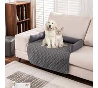 KXDEFE Pelzbarn Cooling Sofa Bed, Machine Washable Cooling Dog Bed, Fur Barn Cooling Mat, Keep Your Furry Baby Cooler and More Comfortable (Dark Grey,75cm*75cm)