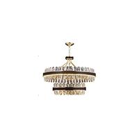 KXEcoLife Lustre en Cristal, Suspension Moderne et Luxueuse, décoration de Salon, Lampe d'hôtel ou de Villa, luminaire Mural en Fer Noir K9 (Couleur : dimmable, Taille : Applique Murale)