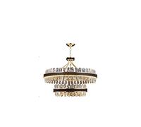 KXEcoLife Lustre en Cristal, Suspension Moderne et Luxueuse, décoration de Salon, Lampe d'hôtel ou de Villa, luminaire Mural en Fer Noir K9 (Couleur : dimmable, Taille : Applique Murale)