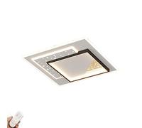 KXEcoLife Lustre LED créatif, plafonnier carré ou Rond, Lampe étoilée Ultra-Mince, éclairage Haute luminosité pour Chambre, Salon, Salle à Manger, Cuisine - Robinetterie Chaude Li pour la ma