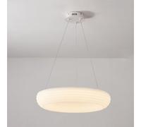 KXEcoLife Lustre Romantique LED en Forme de Biscuit, Lampes de Chambre d'enfant Style crème, Lampes de Salle à Manger Cosy pour Chambre parentale, A