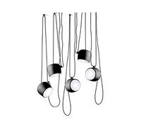 KXEcoLife Lustre Suspendu de Plafond, luminaire Industriel, Lampe en Verre à Une tête pour loft, Restaurant ou Bar (Couleur : Blanc, Taille 3)