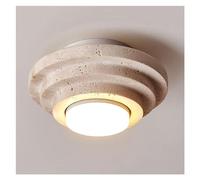 KXEcoLife Plafonnier intérieur Style wabi-sabi crème, éclairage LED - Design scandinave Moderne Art déco, Fixation Murale pour balcons, vestiaires, couloirs, allées et entrées, élégant