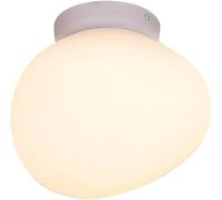 KXEcoLife Plafonnier Nordique créatif en Forme de Galets Blanc Laiteux, Lampe de Couloir Minimaliste Moderne, Lustre crème Style Milieu du siècle pour Chambre d'enfant, Porche, escalier, Bal