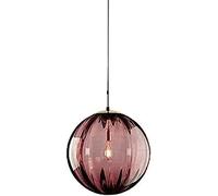 KXEcoLife Suspension en Verre de Style Nordique, Abat-Jour créatif de 20 cm, Lustre décoratif Simple, Lampe Suspendue Unique en Verre soufflé pour Un éclairage Moderne.