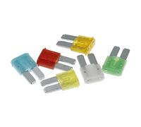 KXIWLUFV 30PCS Standard Mini Micro 32V Auto Lame Fusible for Voiture 5 10 15 20 25 30 AMP Chaque 5pcs Blanc Jaune Rouge Bleu(Micro2)