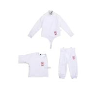 KXJPIZIYB Combinaison D'escrime Professionnelle 3 Pièces, Uniforme D'escrime 350N, pour L'entraînement Quotidien Fleuret/épée/Sabre, Main Droite(52#)