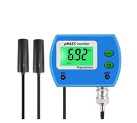 KXJQBM Analyseur de Sol, Testeur de pH/EC Professionnel 2 en 1 for Aquarium, Moniteur qualité l'eau multiparamètres, Ligne, acidomètre pour Le Jardinage et l'agriculture