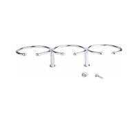 KXJQBM Porte-gobelet en Acier Inoxydable, Porte-gobelet for Camping-Car, Bateau, Yacht, extérieur, Multifonction, quincaillerie Marine Accastillage pour Yacht(Three Rings)