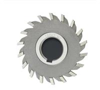 KXJSYL Tool 1 pièce de 50 mm, 63 mm, 75 mm, 80 mm, 100 mm, 125 mm, 130 mm, 150 mm, Fraise à Trois Dents Droites HSS, épaisseur de 4 à 20 mm(110mm,6mm)