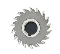 KXJSYL Tool 1 pièce de 50 mm, 63 mm, 75 mm, 80 mm, 100 mm, 125 mm, 130 mm, 150 mm, Fraise à Trois Dents Droites HSS, épaisseur de 4 à 20 mm(75mm,18mm)