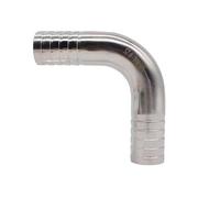 KXJSYL Tool 1 pièce for Tube ID 12,7/16/19/22/25/32/38/45/51/57/63/76/89 mm, raccord de Tuyau cannelé en Acier Inoxydable 304 sanitaire à 90 degrés(57mm)