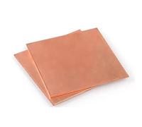 KXJSYL Tool 1 Plaque de cuivre 0,5 mm 0,8 mm 1 mm 1,2 mm 1,5 mm 2 mm 3 mm 4 mm 5 mm 6 mm 8 mm 10 mm(50x100mm,1mm 10pcs)
