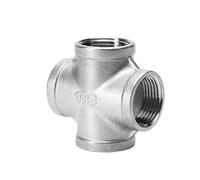 KXJSYL Tool 1 raccord de Tuyau en T BSP mâle + Femelle fileté 3 4 5 Voies 1/4" 3/8" 1/2" 3/4" 1" 2" fileté SS304 en Acier Inoxydable Multifonction(G2 BSP)