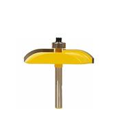 KXJSYL Tool 1pc 1/4 "Tige Panneau surélevé routeur mèche Porte crique 2-1/2" diamètre Coupe-Bois Tenon Couteau for Bois
