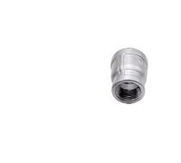 KXJSYL Tool 1pc 1/8" 1/4" 3/8" 1/2" 3/4" 1" 1-1/4" 1-1/2" BSP Female to Female Thread Reducer 304 Stainless Steel Pipe Fitting Connector Adpater(DN40 to DN20)