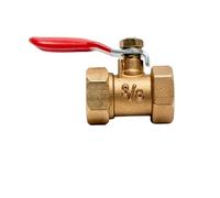 KXJSYL Tool 1PC 1/8 "1/4'' 3/8'' 1/2'' Laiton Petit Robinet à tournant sphérique Filetage Femelle/mâle connecteur de Valve en Laiton Joint raccord de Tuyau en cuivre coupleur Adaptateur(As picture8)