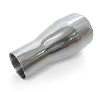 KXJSYL Tool 1PC 19mm 25mm 32mm 38mm 45mm 51mm OD Réducteur de soudage Bout à Bout SUS 304 Raccord de Tuyau sanitaire en Acier Inoxydable Bière Maison(76mm to 63mm)